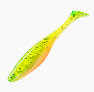 Silicone lure Narval Commander Shad 10cm #015-Pepper/Lemon