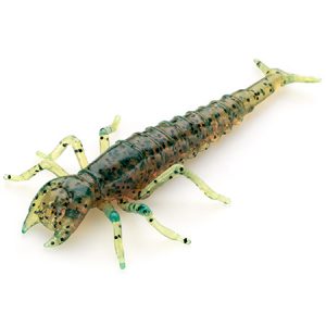 Silicone lure FishUp Diving Bug 2" (8pcs.), #017 - Motor Oil Pepper