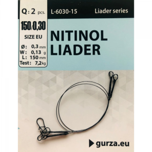 Przypon Gurza NITINOL LEADER (Titaniniai pavadėliai)