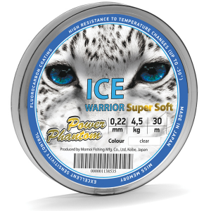 Žieminis valas Phantom Ice Warrior SUPER SOFT CLEAR 0,14mm, 1,6kg 30m