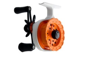 Winter reel Black Side ICE ZEAL OR/WH (4+1)
