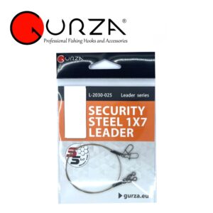 Przypon Gurza SECURITY STEEL 1x7 LEADER 2vnt. Test. 17kg