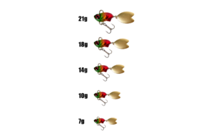 Spinneris Narval Fishing Buzzing Bug 10g