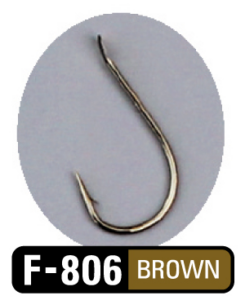 SASAME kabliukai F-806 TOMARU Brown