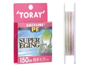 Toray F72F Saltline PE Super Eging F4 150m