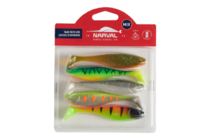 Silicone bait Narval Commander Shad 10cm Mix #M04 (5pcs/pack), NVCM10M04