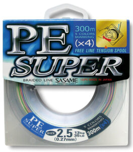 SASAME valas LDY-5 PE SUPER X4 300m