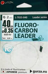 Gurza FLUOROCARBON LEADER 250mm/0,41Ø  Test 8,5kg)  2pcs/pack