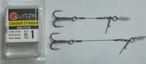 Gurza LEADER STINGER RIG ST-36 1/0 (9 & 12 сm) CHuv 2 pcs. L-5460-100 (L-5454-100)